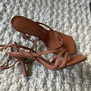 Strappy heels